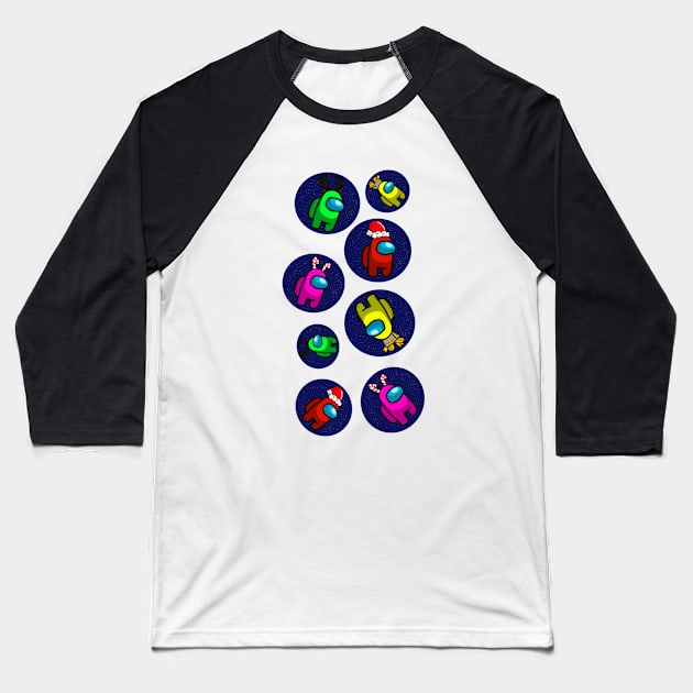 ejected christmas edition t-shirt Baseball T-Shirt by TASCHE